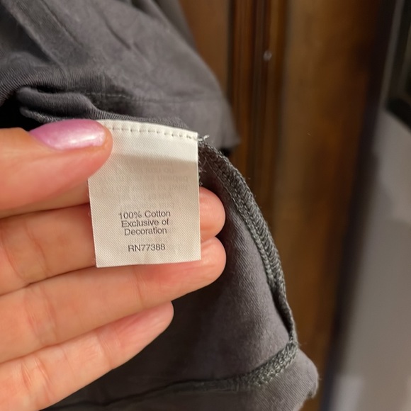 J Crew Black Cotton Rose Appliqué Neckline Tank, NWT, slight damage* - Picture 6 of 9